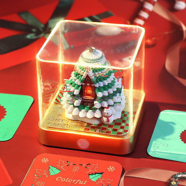 Christmas Tree House - Holiday Creative Gifts - 2025 Three-dimensional Paper Sculpture Calendar - Desk Light Ornaments