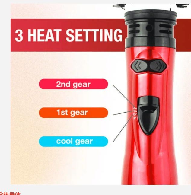 3-in-1 Hot Air Styler and Rotating Hair Dryer for Dry Hair, Curl Hair, Straighten Hair - FOFOPO