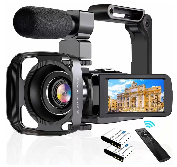 18X Digital Zoom Digital Camera, 4K Video Camera Camcorder Vlogging Camera Recorder - FOFOPO