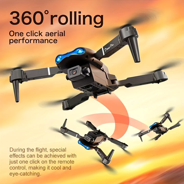 Drone With Camera, Foldable RC Quadcopter Drone,Remote Control Drone Toys For Beginners - FOFOPO