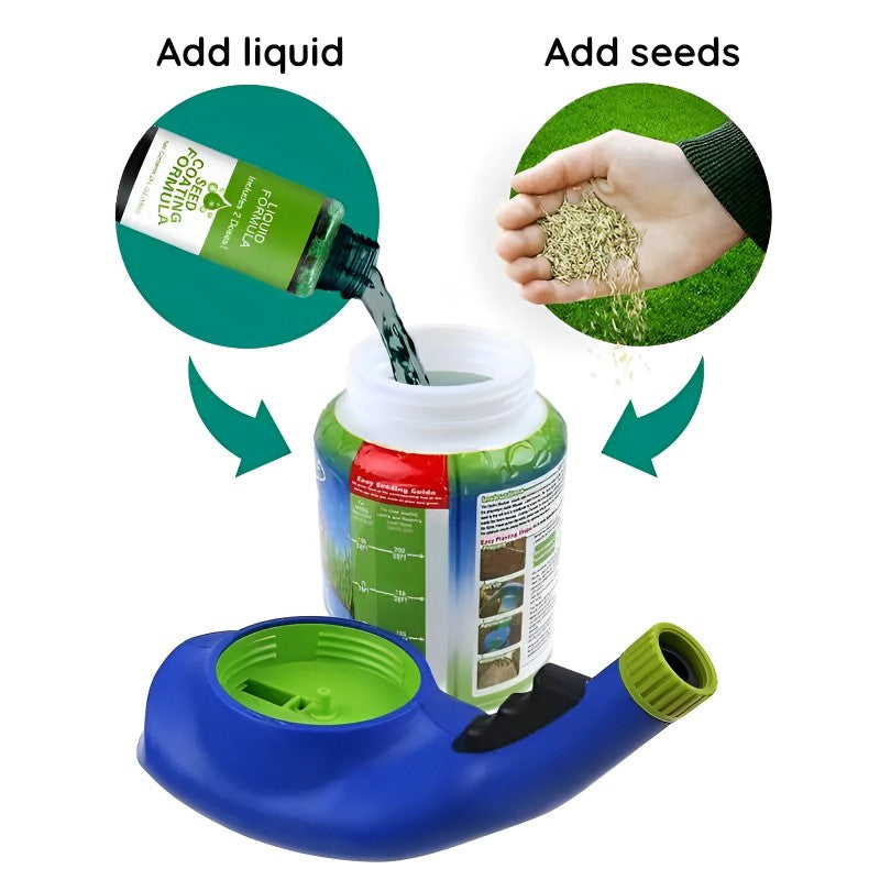 10pcsLiquid Lawn Hydro Mousse Spray On Grass Seed FOFOPO