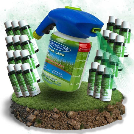 10pcs-Liquid Lawn Hydro Mousse Spray On Grass Seed