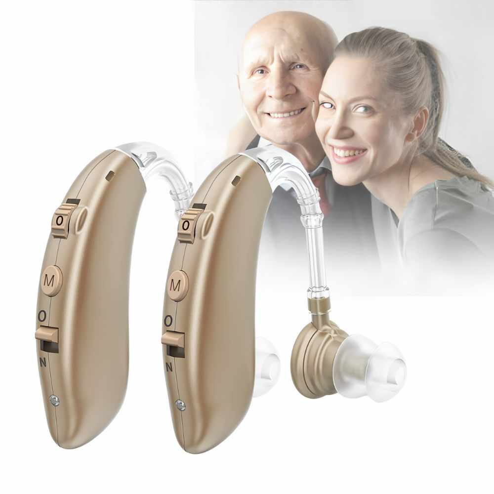 Rechargeable Digital Behind-The-Ear Hearing Aids for Adults – FOFOPO