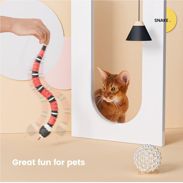 Smart Sensor Interactive Snake Toy For Cats - FOFOPO