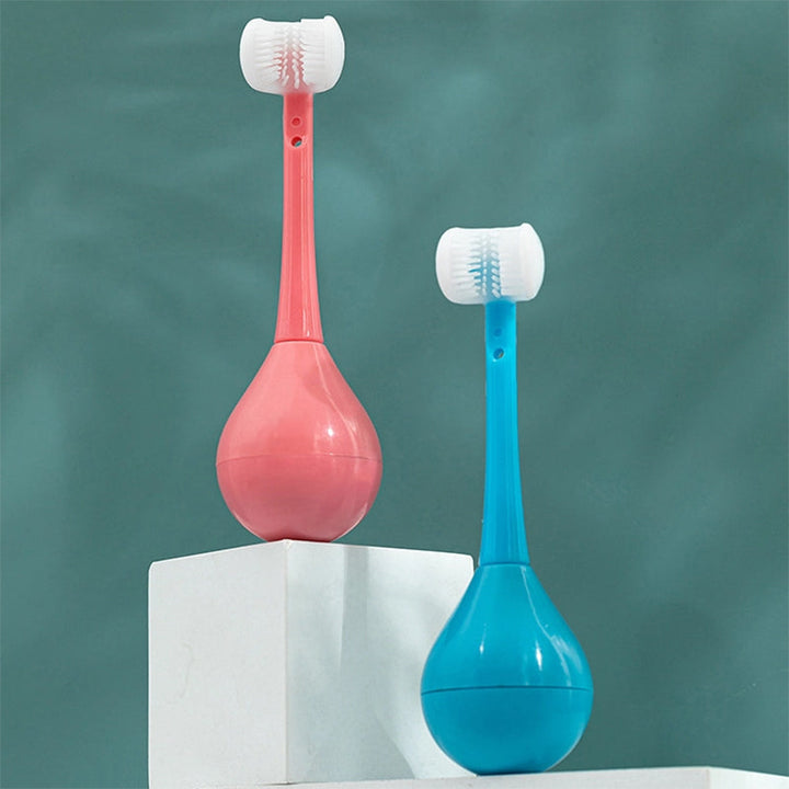 Novelty Cute Tumbler Three-sided Children‘s’ Toothbrush - FOFOPO