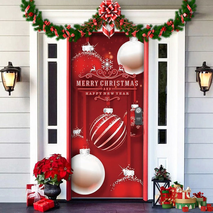 Nightmare Before Christmas Outdoor Decorations Props Christmas Elves Door Cover - FOFOPO