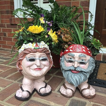 Muggly's The Face Statue Planter
