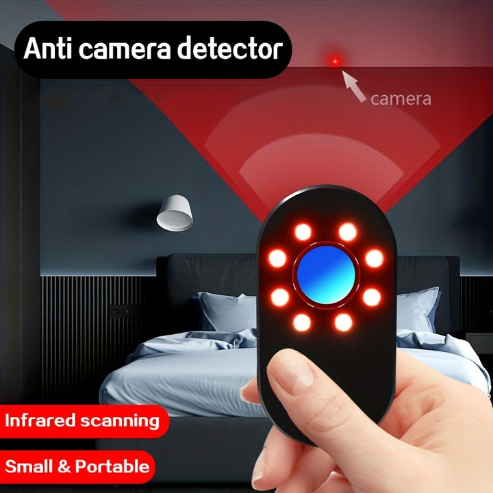 Hotel Hidden Camera Detector Finder, Travel Mini Portable Anti-Peeping Anti-Monitoring Camera Scanner - FOFOPO