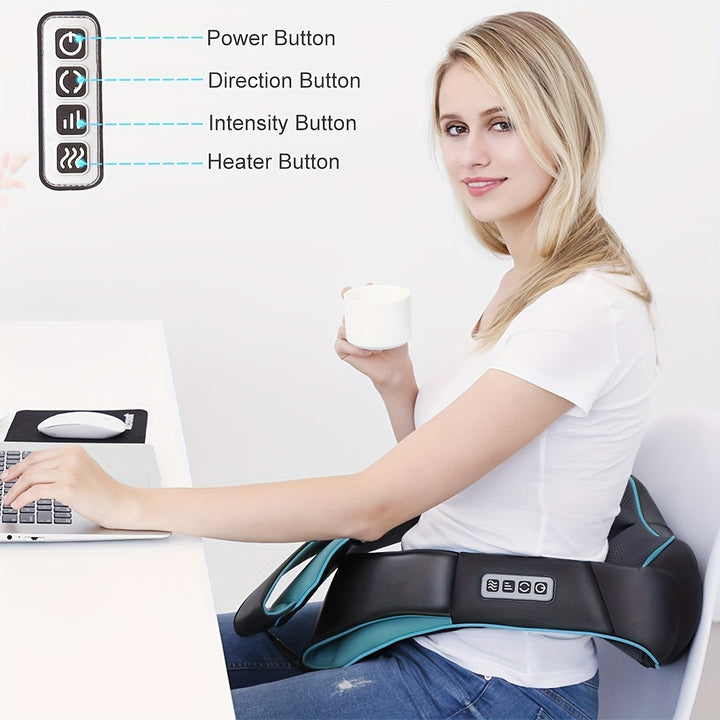 Heated Neck And Shoulder Massager - FOFOPO