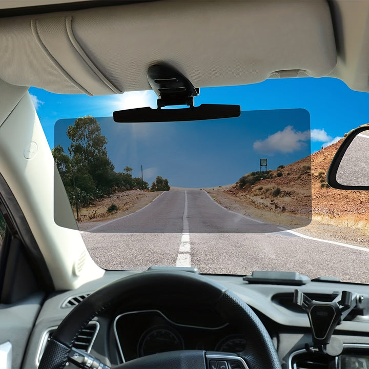 Sun Visor For Car, Universal Anti-Glare Polarized Car Visor Extension Sun Blocker, Protects From Stray Light, Snow Blindness And UV Rays - FOFOPO