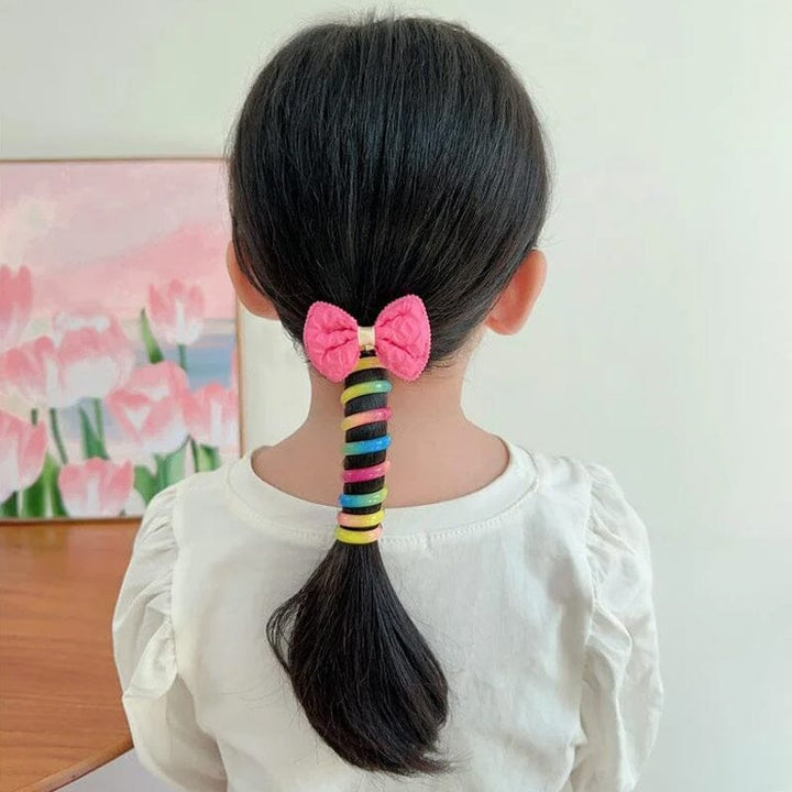 Colorful Telephone Wire Hair Bands for Girls - FOFOPO