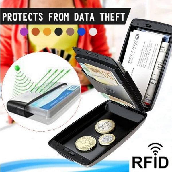 RFID ANTI-THEFT ALUMINUM WALLET CLIP - Fadsecret
