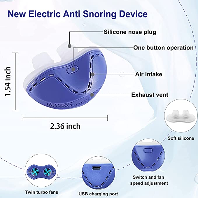 Cpap Machine : Micro-CPAP Anti Snoring Device-Cpap Alternatives-Sleep Apnea Treatment - FOFOPO