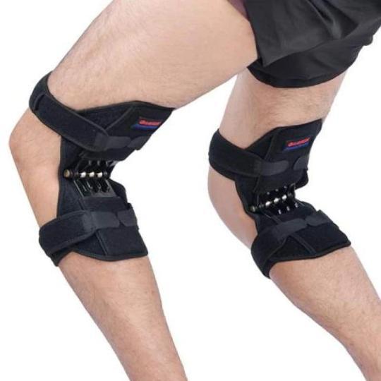 Anti-Gravity Spring Loaded Knee Brace Support - Power Knee Stabilizer Pads - FOFOPO