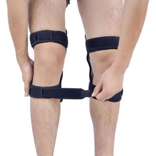 Anti-Gravity Spring Loaded Knee Brace Support - Power Knee Stabilizer Pads - FOFOPO