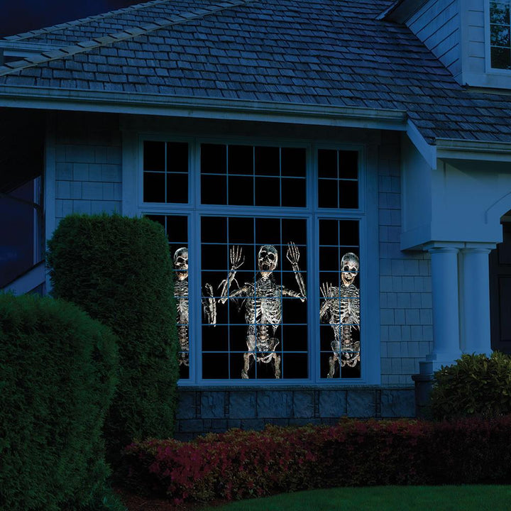 Halloween Christmas Holographic Window Projection. Window Wonderland Projector - FOFOPO