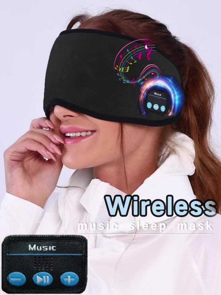 Wireless Sleep Eye Mask Headphones - Pressure-Free - FOFOPO