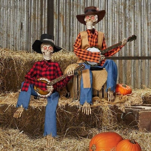 🔥Halloween Pre Sale 50% OFF - 💀Funny Animated Dueling Banjo Skeletons