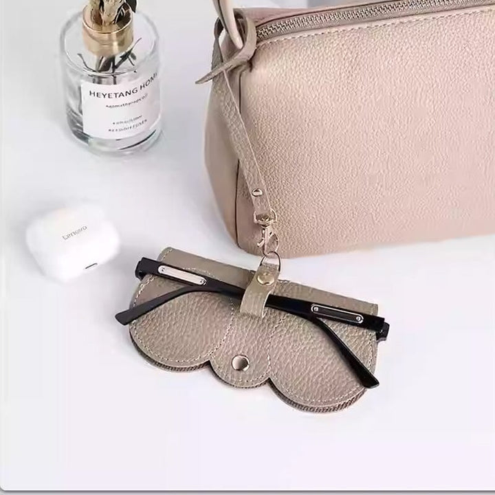 Portable Sunglasses Storage Case, Soft Leather Sunglasses Bag - FOFOPO