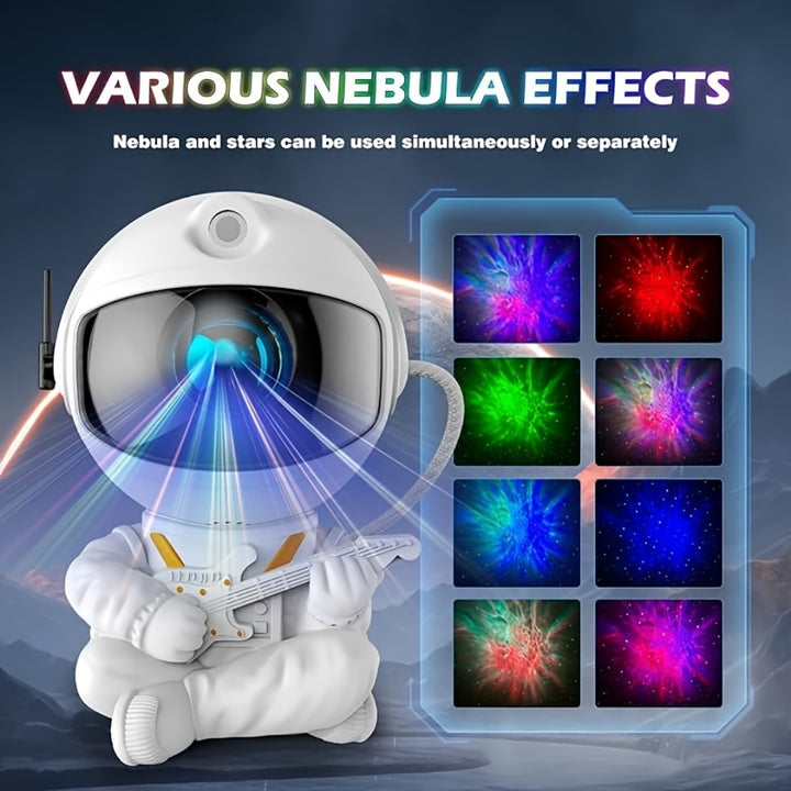 Astronaut Projector Portable design star guitar projector galaxy night light - FOFOPO