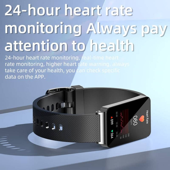 One-click Blood Glucose Blood Pressure Sleep Heart Rate Measurement Sports Smart Bracelet - FOFOPO