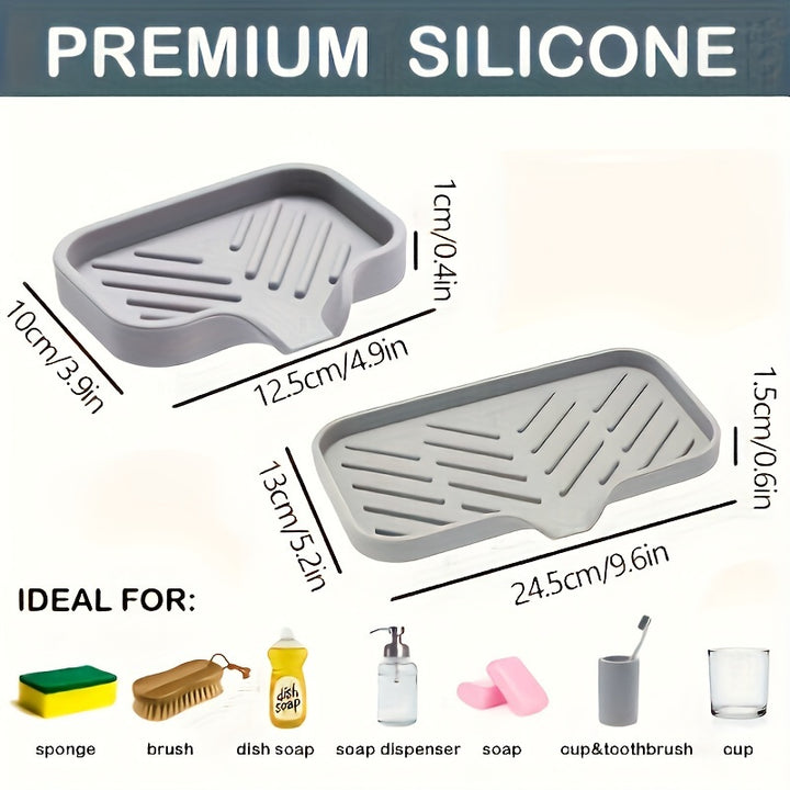 Silicone kitchen sink tray soap tray holder - FOFOPO