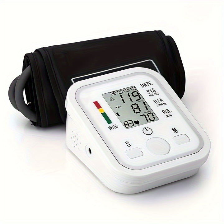 Broadcast Automatic Upper Arm BP Machine With Cuff With Voice- Digital BP Monitor - FOFOPO