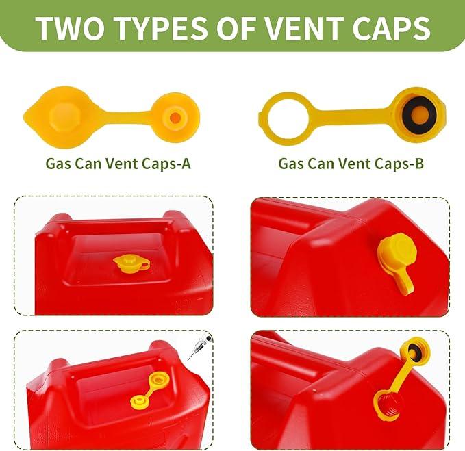 Upgraded Replacement Gas Can Spout with Flexible Nozzle, Fit for Most 1/2/5/10 Gal Can - FOFOPO