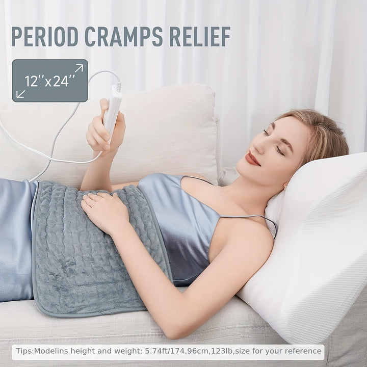 Thick Heating Pad for Back Pain Relief and Cramps - FOFOPO