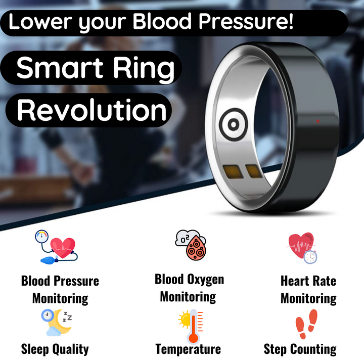 Blood Pressure Smart Ring-Effortlessly Monitor Your Blood Pressure Anytime - FOFOPO