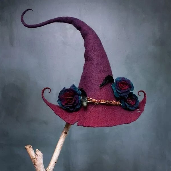 Halloween Party Felt Witch Hats - FOFOPO