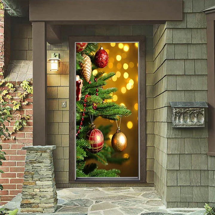 Nightmare Before Christmas Outdoor Decorations Props Christmas Elves Door Cover - FOFOPO