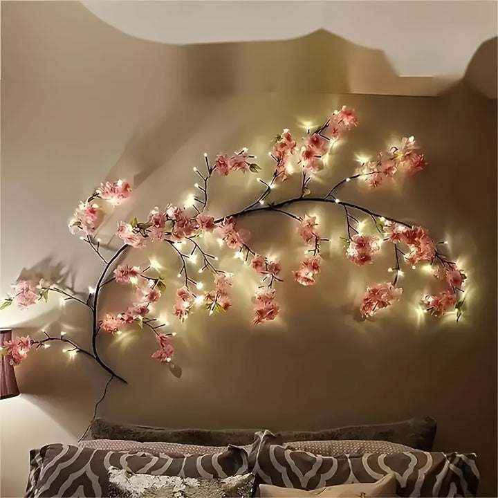 144 Led Branch Cane Light - Perfect Ambiance for Outdoor Spaces, Living Rooms, and Bedrooms - FOFOPO