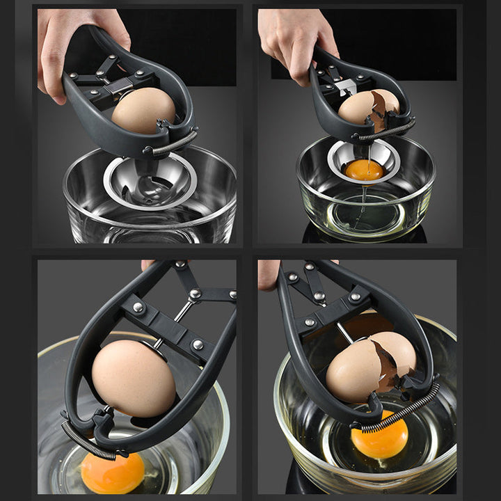 Good helper in the kitchen Multifunctional 2-in-1 Egg Opener-Super Amazing Egg Beating Tool - FOFOPO