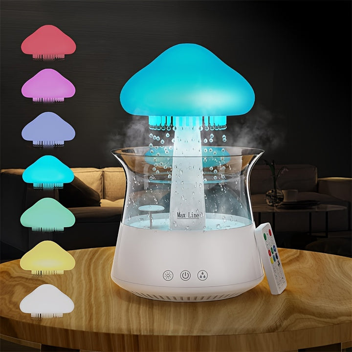 Rain Lamp Cloud Humidifier Water Drip Rain Sounds for Sleeping - FOFOPO