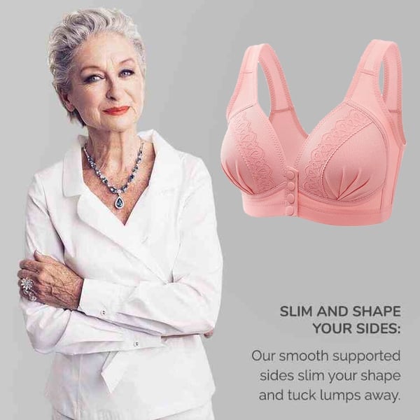 🥰Front Button Breathable Skin-Friendly Cotton Bra - FOFOPO