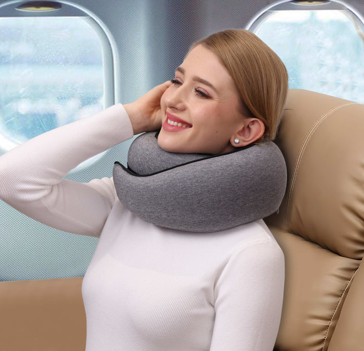 Travel Neck Pillow - Comfortable and full Neck Support - FOFOPO