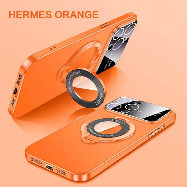 Large window phone case leak label magnetic bracket for iPhone 15promax case - FOFOPO