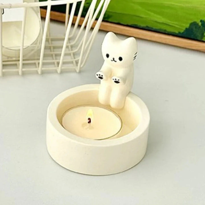 Cute Cat Candle Holder - FOFOPO