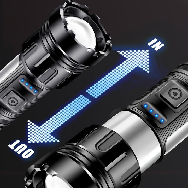 Powerful Tactical Rechargeable LED Flashlight - FOFOPO