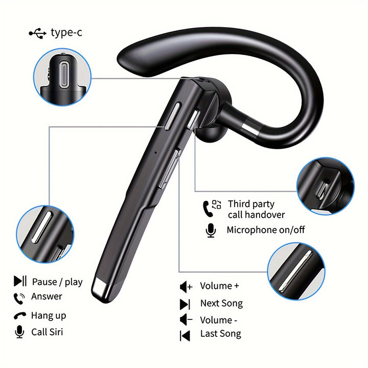 YYK Wireless Earphones with Dual Microphones - FOFOPO