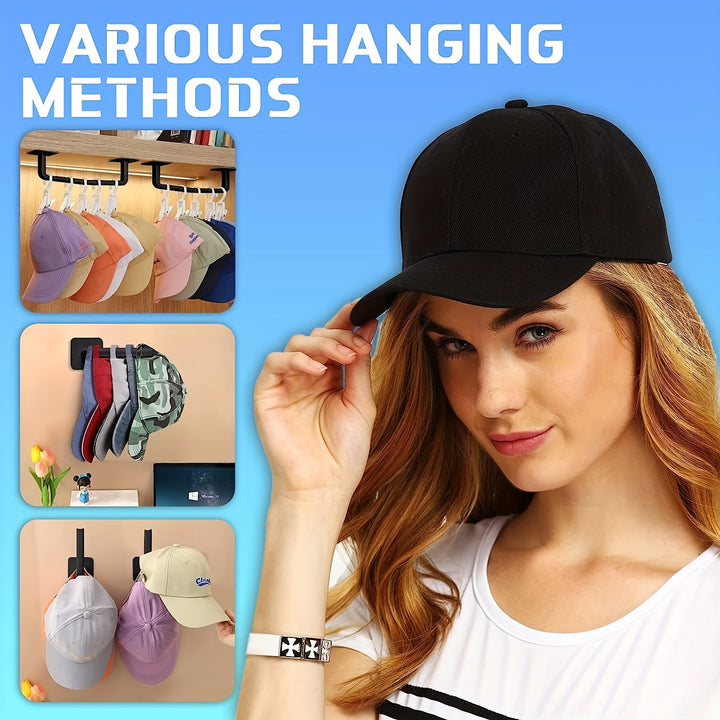 4pc Punch-free Hat Storage Hook - FOFOPO