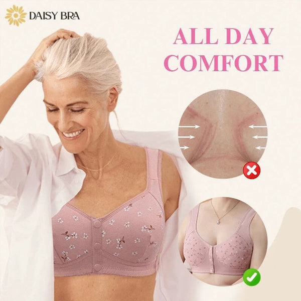 Comfortable & Convenient Front Button Bra - FOFOPO