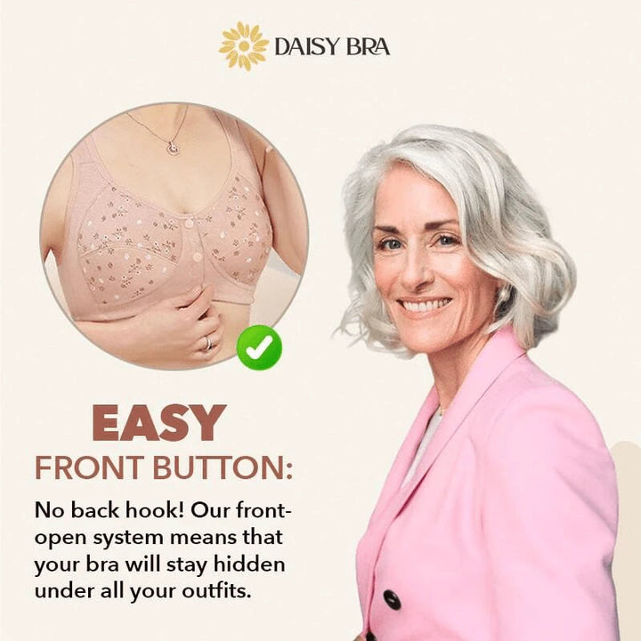 Comfortable & Convenient Front Button Bra - FOFOPO