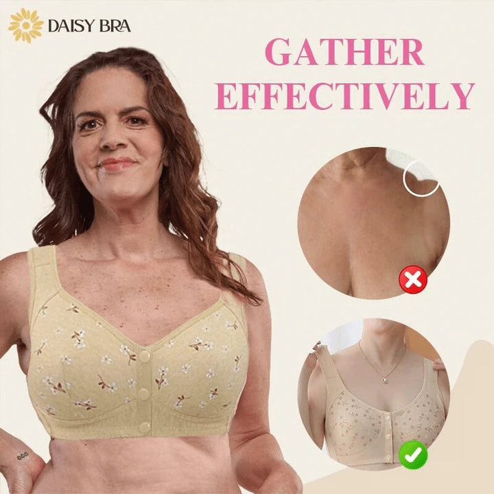 Comfortable & Convenient Front Button Bra - FOFOPO