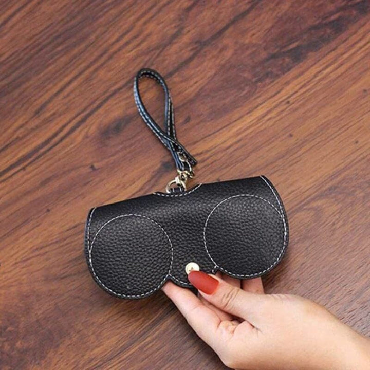 Portable Sunglasses Storage Case, Soft Leather Sunglasses Bag - FOFOPO