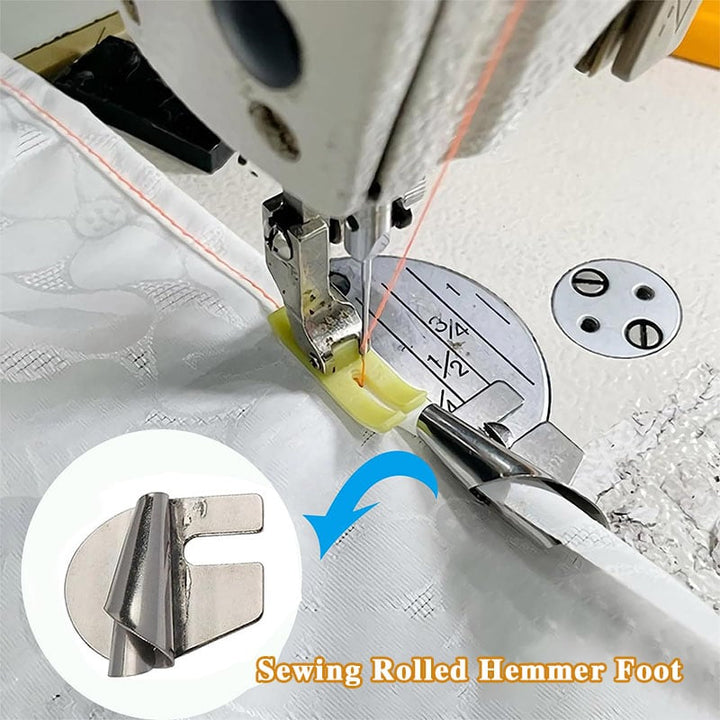 Sewing Rolled Hemmer Foot - FOFOPO