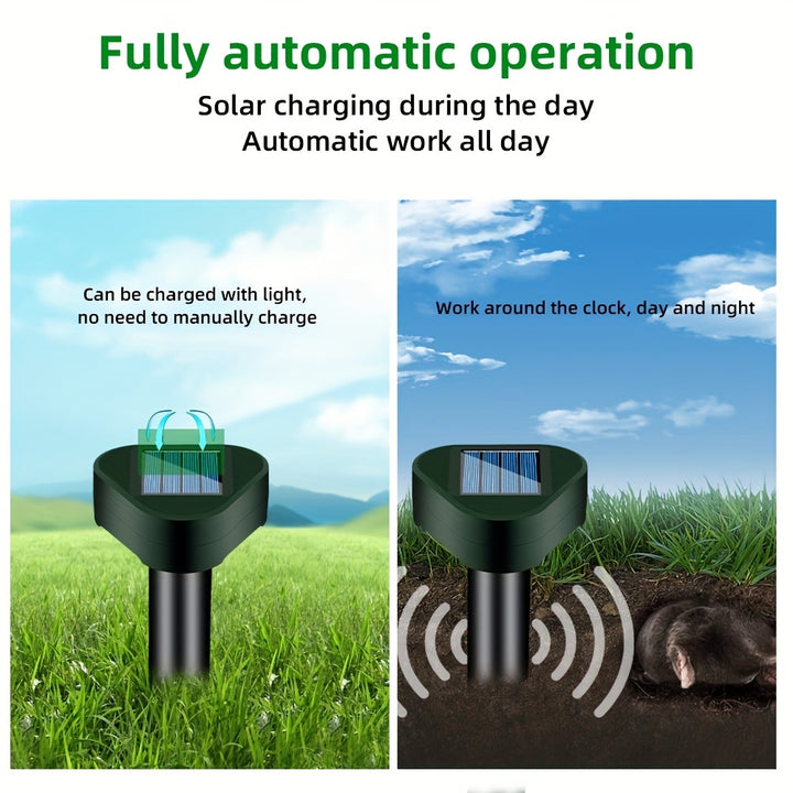 Solar Animal Repellent With 5, 000 Feet Range For Outdoor - FOFOPO