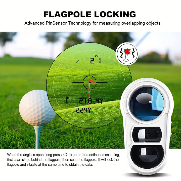 Pro Golf Rangefinder with Advanced Slope Compensation - FOFOPO