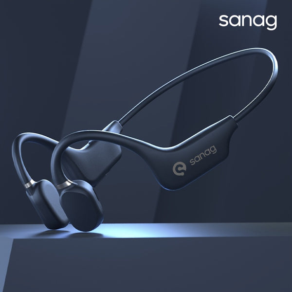 Sanag A5X True Bone Conduction Earphone Open Ear Wireless Sport Headphones Headset 3D Stereo Sound - FOFOPO